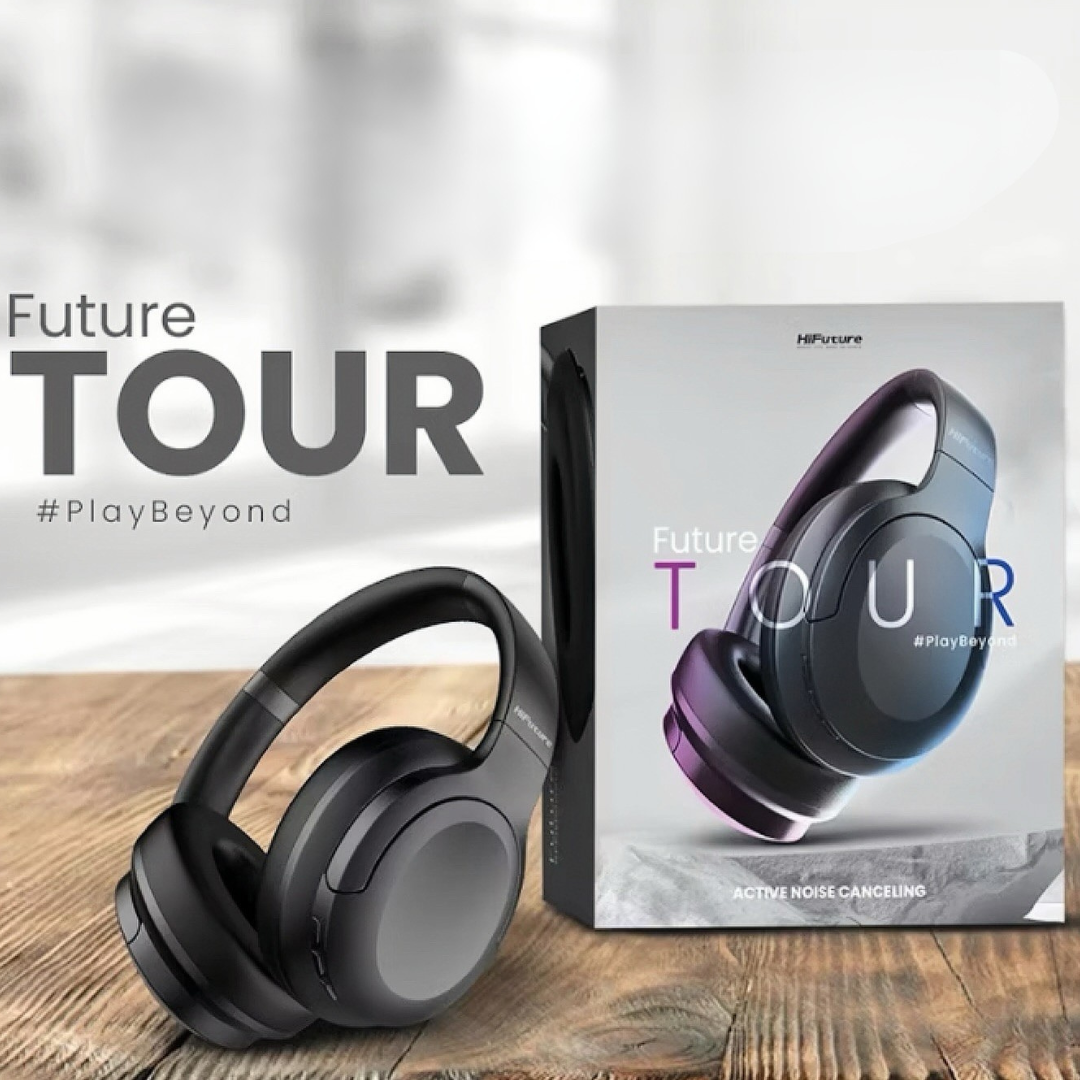 HiFuture FutureTour Écouteurs sans Fil - 0 Heures de Lecture, 4 Microphones MEMS et Bluetooth V5.2