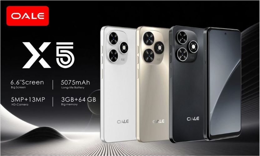 OALE X5-6.6 pouces-3GB RAM+64GB ROM-5750 mAh-13 MP