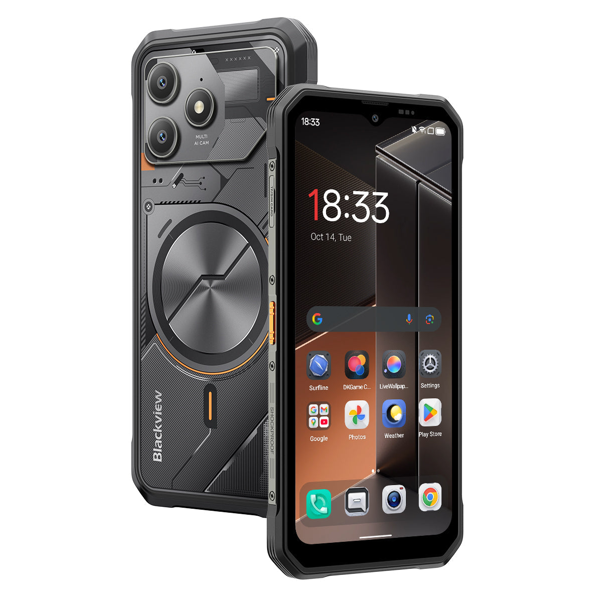Blackview FORT 100 - Smartphone Rugged 4G Ultra-Fin 6,56