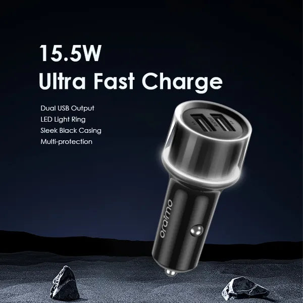 oraimo Highway 15 Chargeur de voiture 15,5 W