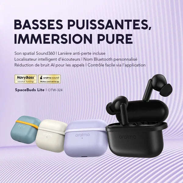 oraimo SpaceBuds Lite Écouteurs véritablement sans fil