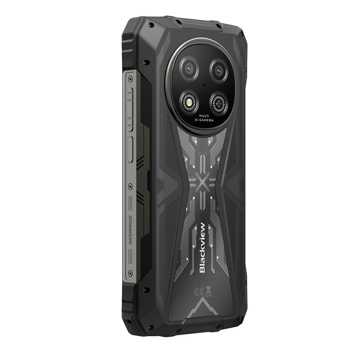 Blackview Rock 2 - Processeur Unisoc T8100 5G, 8 Go de RAM physique (+ 24 go de ram extension virtuelle) et 256 Go de stockage extensible.