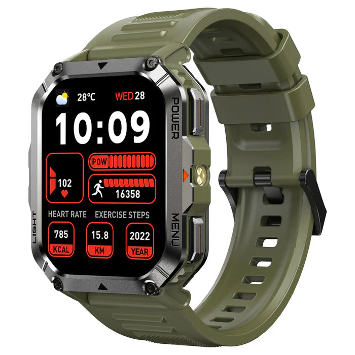 Blackview W70 Pro – Montre Connectée Outdoor avec Lampe Torche LED – Écran 2,01