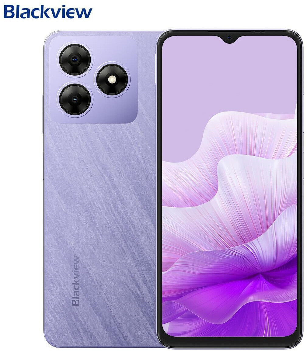 Blackview Wave 8 -  6,56 pouces  - 13 mégapixels  - 12Go Mémoire vive (RAM) - 256 Go -  T606  -Android 14 - Capacité de la batterie 5 000 mAh  -  Mémoire extensible