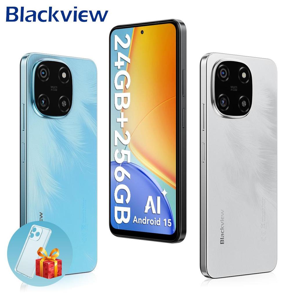 Blackview Color 6 -  6,67 pouces  HD -  90 Hz - 24 Go Mémoire vive (RAM) - Helio G81 - Android 15 - Capacité de la batterie 5 000 mAh