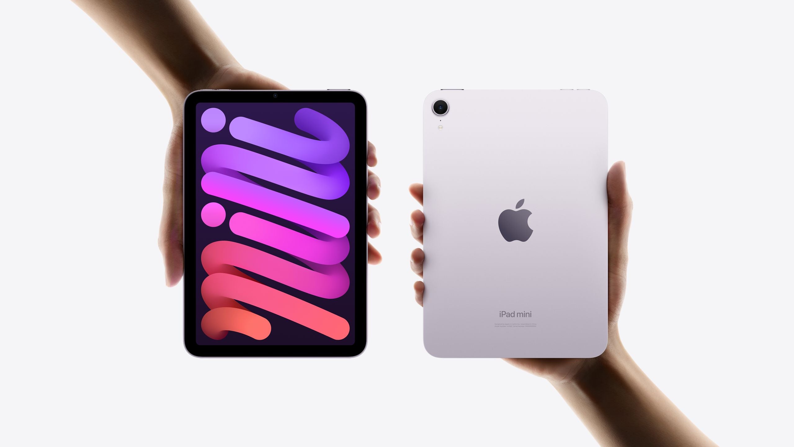 Apple iPad mini (7e génération, 8,3 pouces, Wi-Fi, 128 Go) - caméra avant ultra grand angle 12 Mpx avec Cadre centré, idéale pour les visioconférences et les selfies. La caméra arrière grand-angle 12 Mpx avec flash True Tone