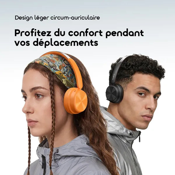 oraimo BoomPop Air Lightweight On-Ear Wireless Headphones