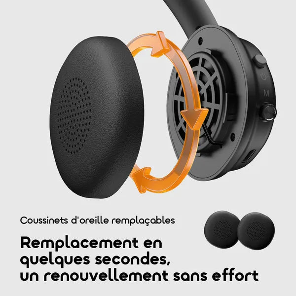 oraimo BoomPop Air Lightweight On-Ear Wireless Headphones