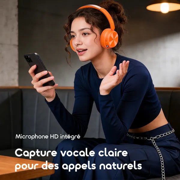 oraimo BoomPop Air Lightweight On-Ear Wireless Headphones