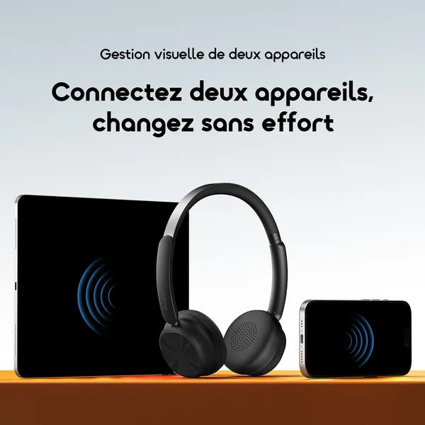 oraimo BoomPop Air Lightweight On-Ear Wireless Headphones