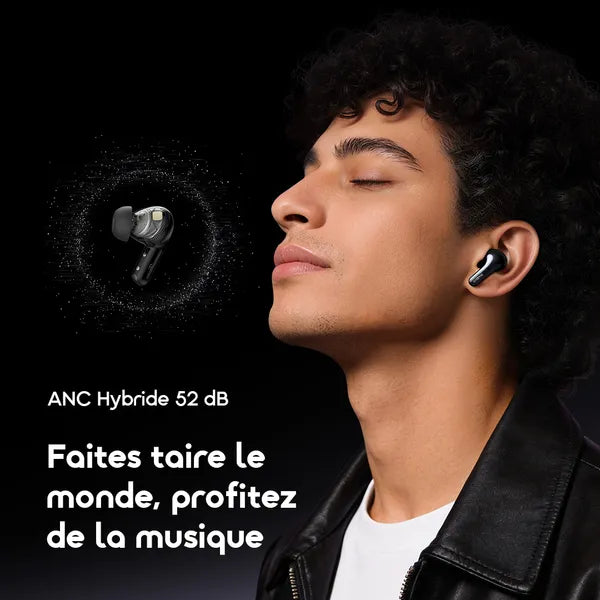 oraimo SpaceBuds 2 Écouteurs True Wireless AI Smart