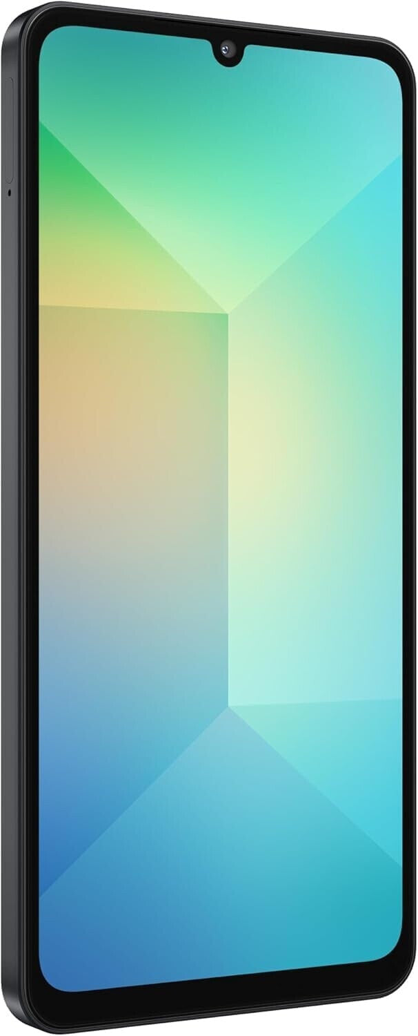 Samsung Galaxy A06 -  Mémoire RAM : 4 Go •    Mémoire interne : 64 Go •    Caméras arrière : 50 MP + 2 MP (2 Caméras) •    Caméra Selfie : 8 MP (1 Caméra) •    Battérie : 5000 mAh à charge rapide 25 W •    Lecteur d'empreinte : Oui, latéral
