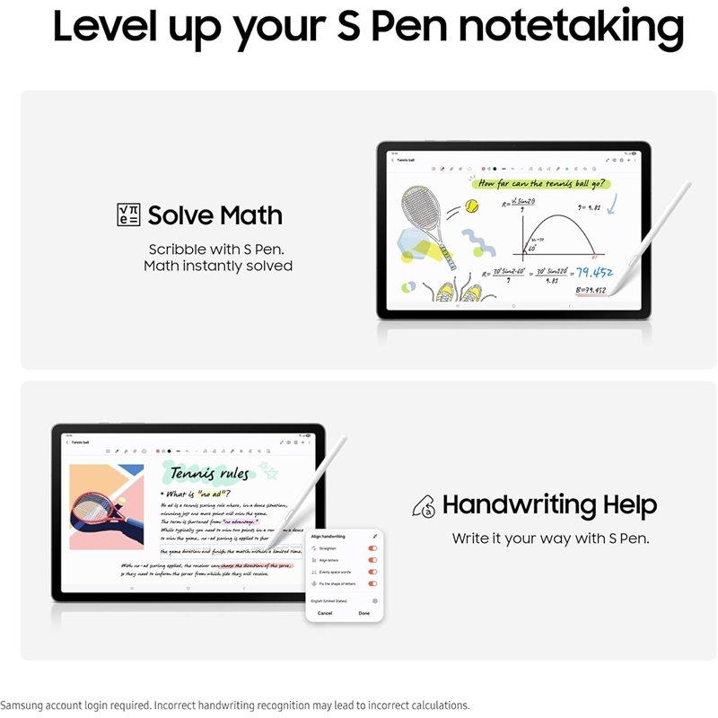 Samsung Galaxy Tab S10 Lite 5G 128GB ROM  6GB RAM  SM-X406  - BATTERIR 8000 mAh .